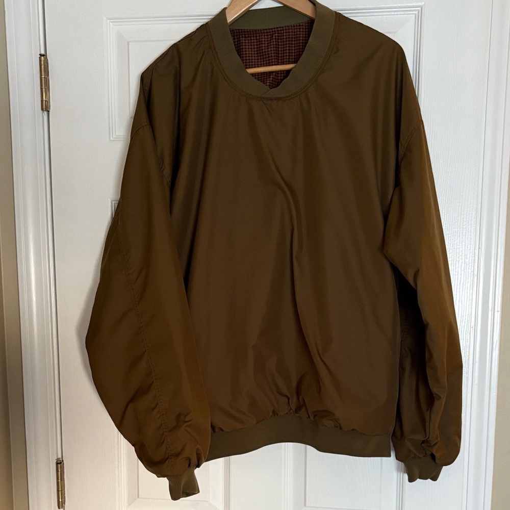 Men's Reversible Golf Windbreaker Jacket